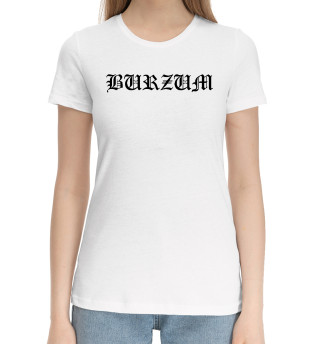 Хлопковая футболка для девочек Burzum