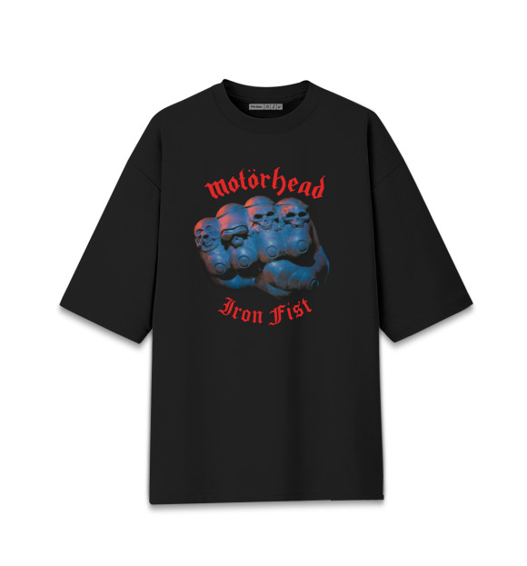 Мужская футболка оверсайз с изображением Motorhead цвета Черный