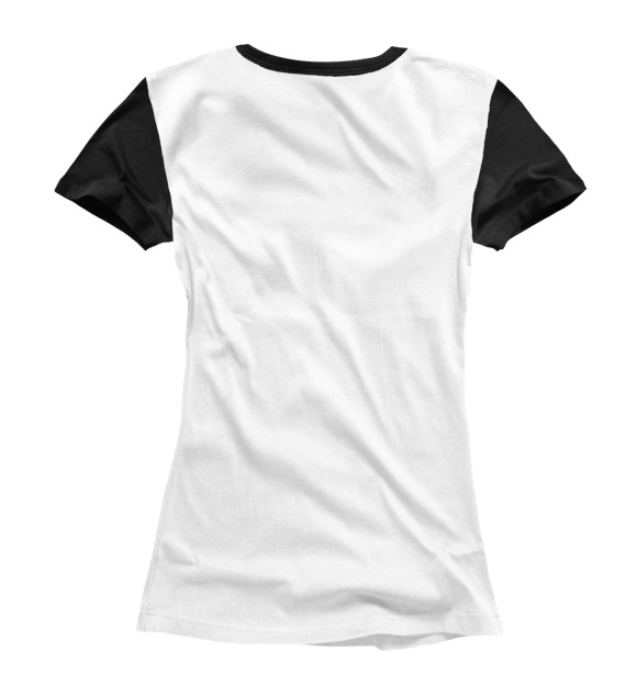 Женская футболка с изображением Дабл цвета Белый