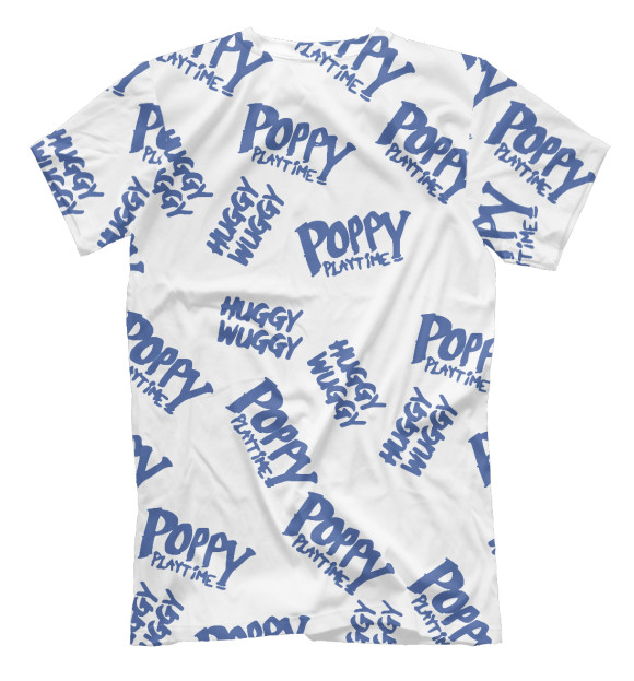 Мужская футболка с изображением Poppy Playtime цвета Белый