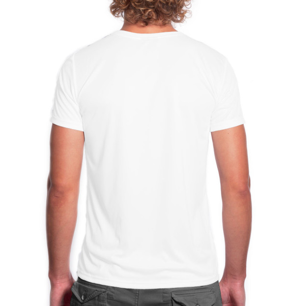 Мужская футболка с изображением Селена Гомез цвета Белый