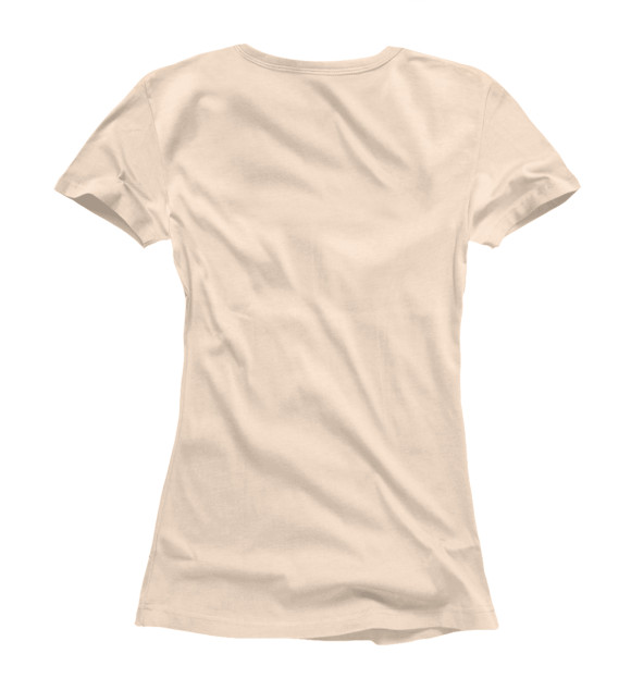 Женская футболка с изображением Юбилей 50 цвета Белый