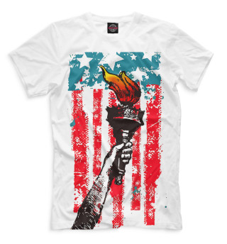 Мужская футболка Статуя Свободы