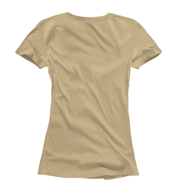 Женская футболка с изображением Африка цвета Белый