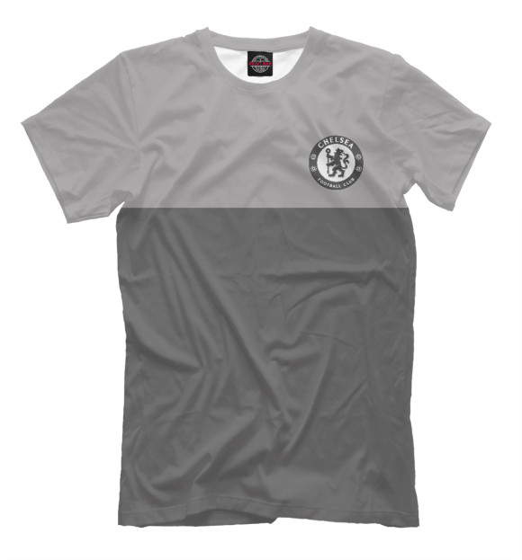 Футболка для мальчиков с изображением FC Chelsea Grey Collection цвета Серый