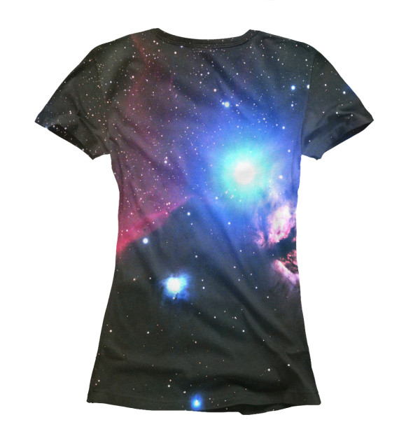 Женская футболка с изображением Полярная звезда цвета Белый
