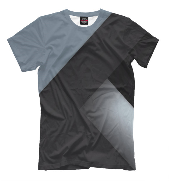Мужская футболка с изображением Геометрический цвета Молочно-белый