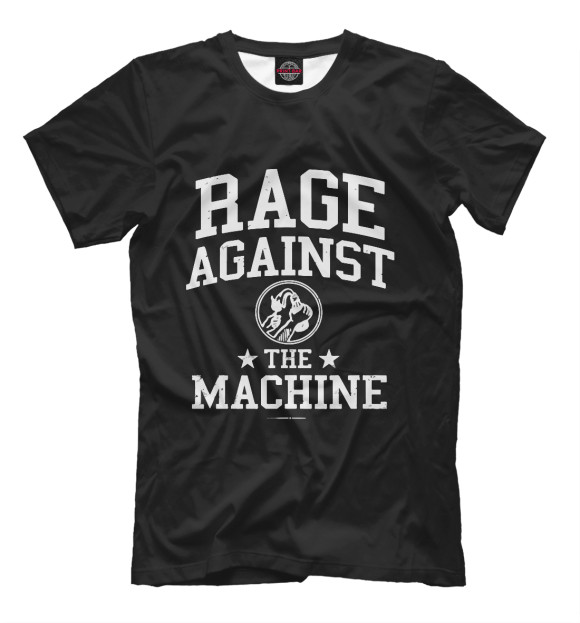 Футболка для мальчиков с изображением Rage Against the Machine цвета Черный