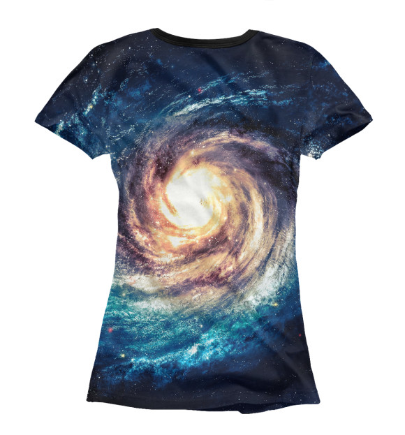Женская футболка с изображением Ты космос цвета Белый