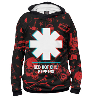 Худи для мальчика Red Hot Chili Peppers Rock Glitch