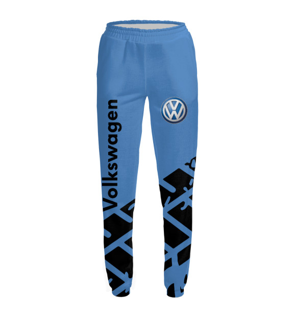 Женские спортивные штаны с изображением Volkswagen цвета Белый