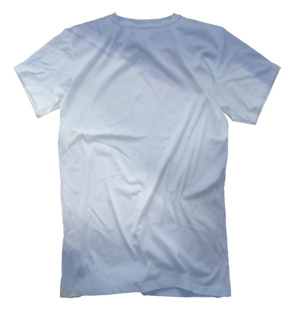 Мужская футболка с изображением Шаман Кинг цвета Белый