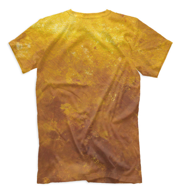 Мужская футболка с изображением Илья — самый золотой цвета Белый
