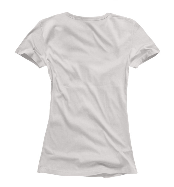 Женская футболка с изображением Мопс хипстер в очках цвета Белый