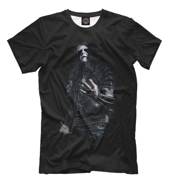 Мужская футболка с изображением Dark Funeral цвета Черный