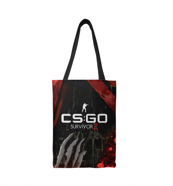 Сумка-шоппер с изображением CS:GO /  Survivor Z цвета 