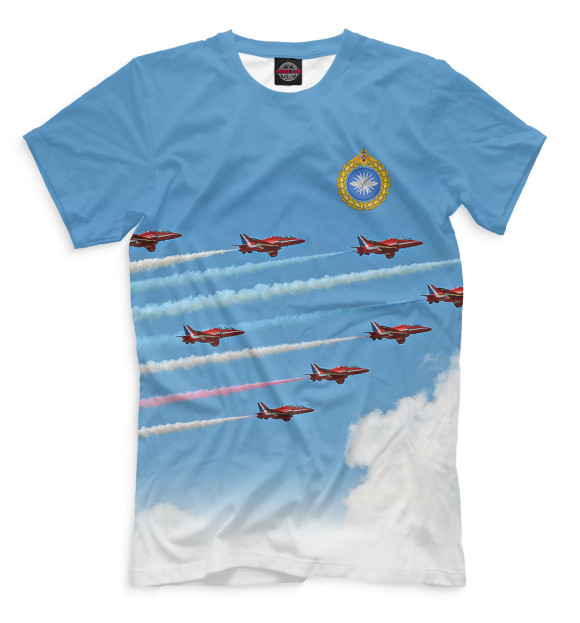 Мужская футболка с изображением ВВС цвета Белый