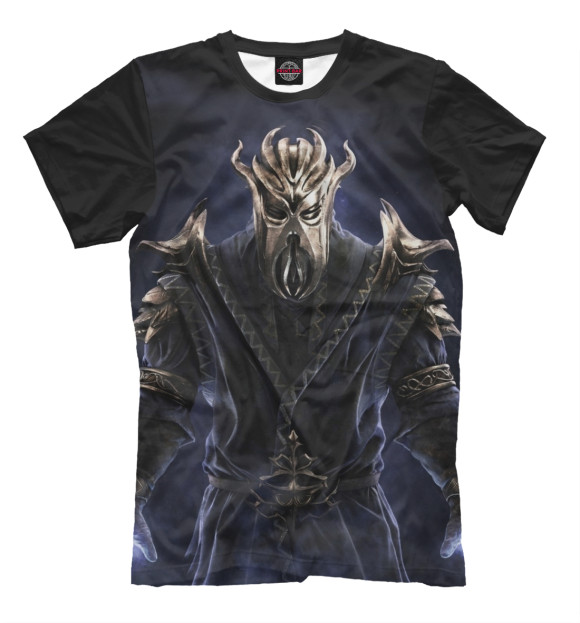 Мужская футболка с изображением Первый Драконорождённый — Мирак цвета Черный