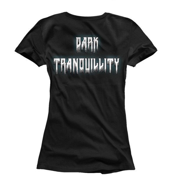 Женская футболка с изображением Dark Tranquillity цвета Белый