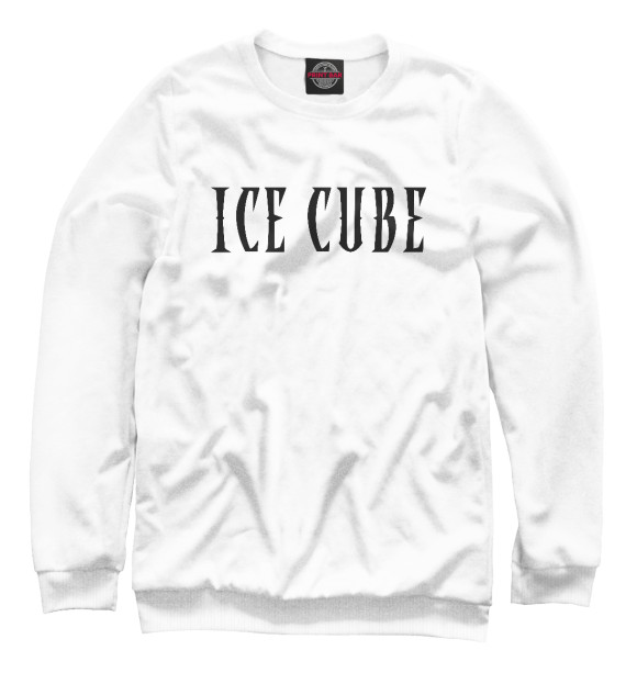 Женский свитшот с изображением Ice Cube цвета Белый
