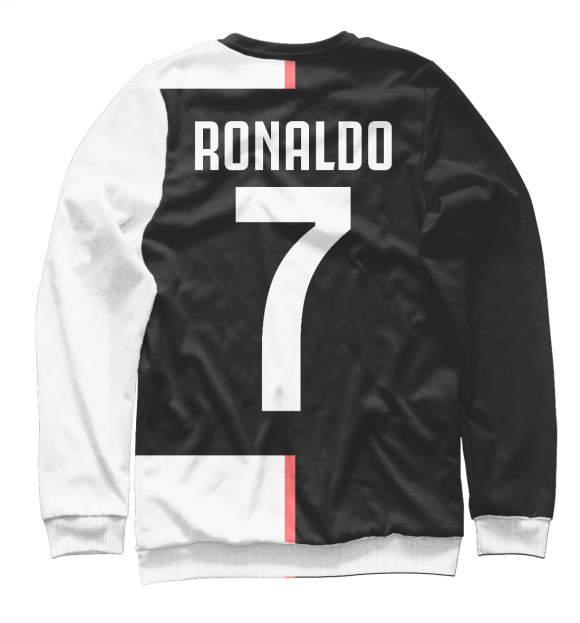 Женский свитшот с изображением Cristiano Ronaldo цвета Белый