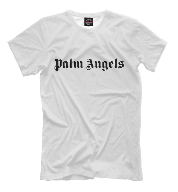 Мужская футболка с изображением Palm Angels цвета Белый