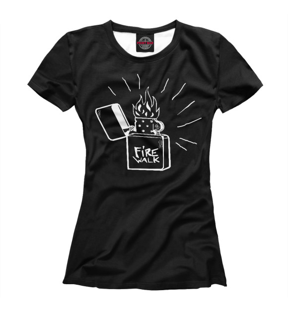 Женская футболка с изображением Life is Strange Firewalk цвета Белый