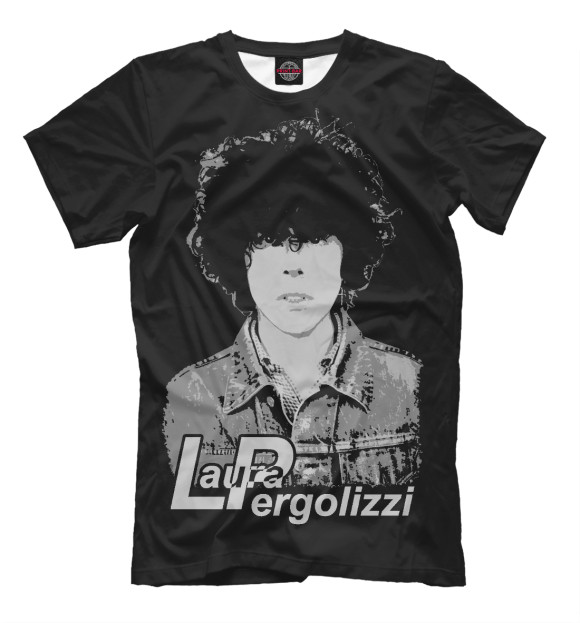 Мужская футболка с изображением Laura Pergolizzi цвета Черный