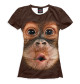 Женская футболка Орангутанг