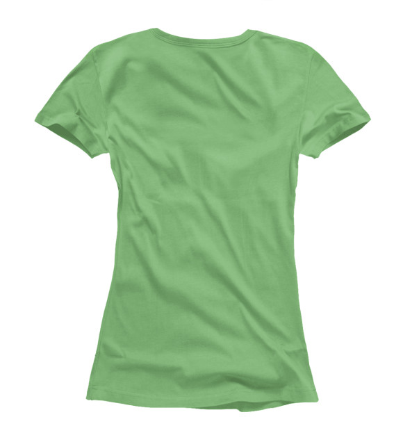 Женская футболка с изображением Лягушонок цвета Белый