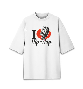 Мужская футболка оверсайз Love Hip Hop