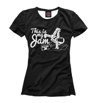 Женская футболка This is My Jam
