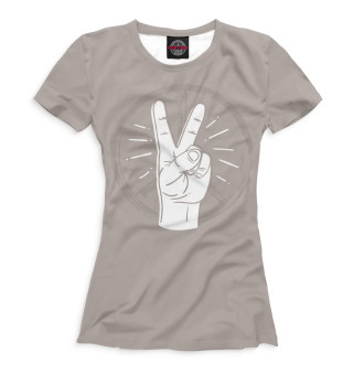 Женская футболка Peace