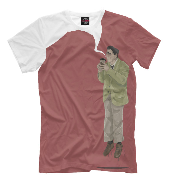 Мужская футболка с изображением Dougie Jones Twin Peaks цвета Светло-коричневый