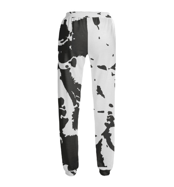Женские спортивные штаны с изображением Тест Роршаха цвета Белый