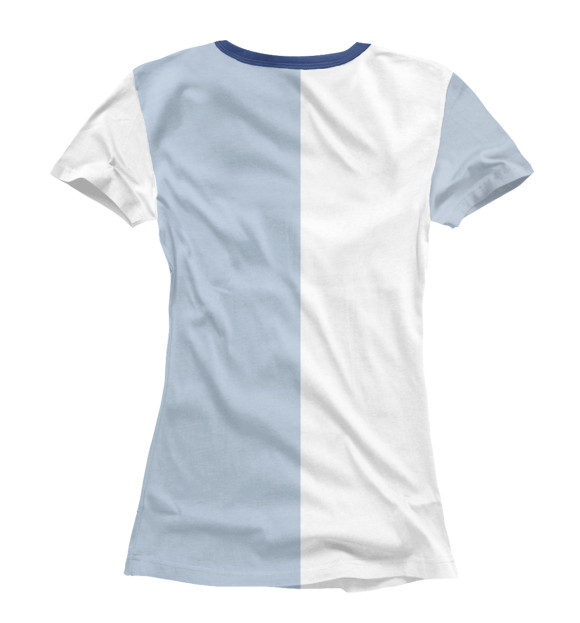 Футболка для девочек с изображением Polo Sport Blue sky цвета Белый