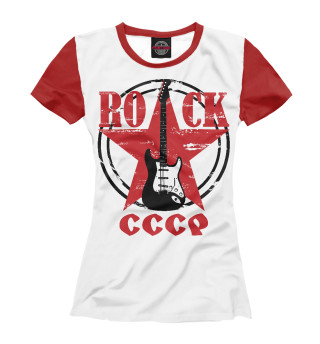 Женская футболка Рок хиты СССР