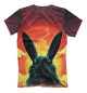 Мужская футболка Your bunny god