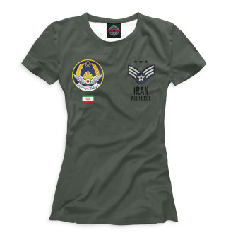 Женская футболка IRAN Air Force