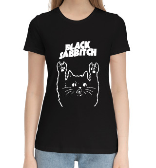 Хлопковая футболка для девочек Black Sabbath