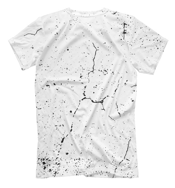 Мужская футболка с изображением Banksy больная любовь цвета Белый