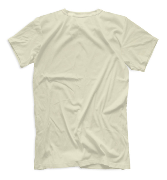 Мужская футболка с изображением Парчовые карпы цвета Белый