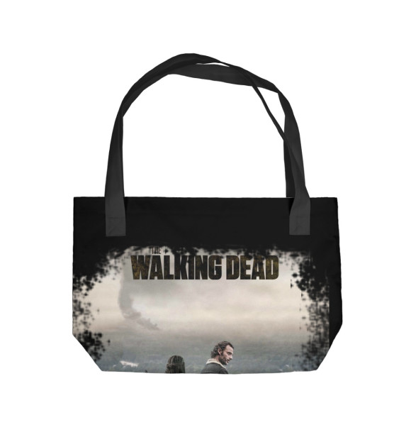 Пляжная сумка с изображением Walking Dead цвета 