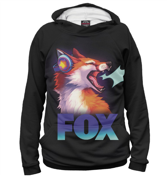 Худи для мальчика с изображением Great Foxy Fox цвета Белый