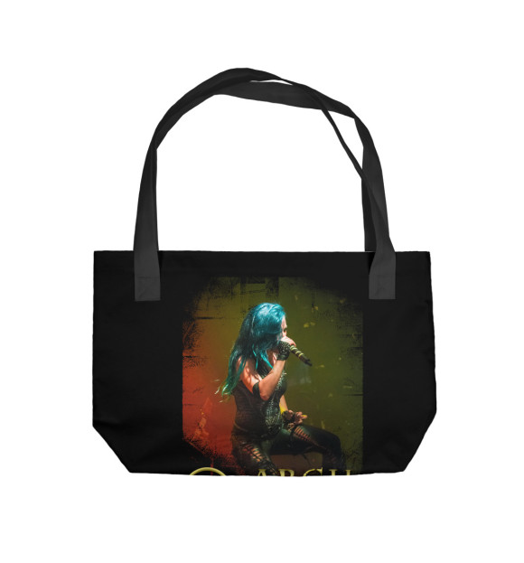 Пляжная сумка с изображением Arch Enemy цвета 