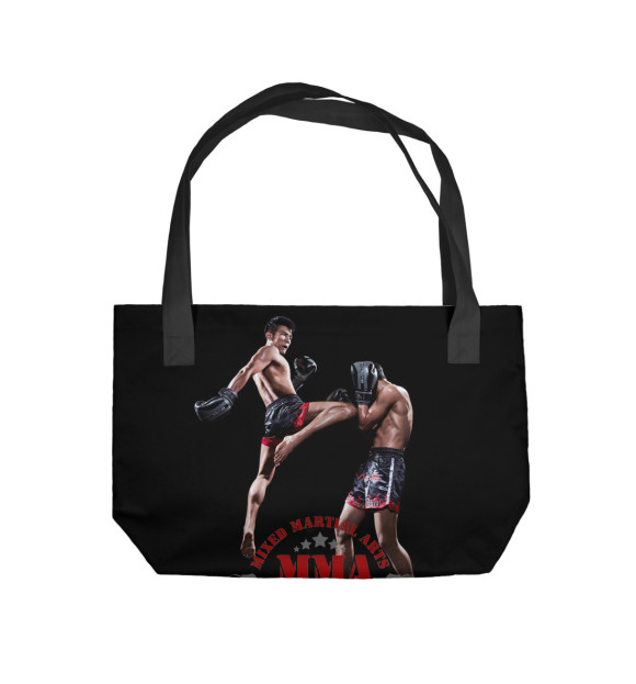 Пляжная сумка с изображением MMA цвета 