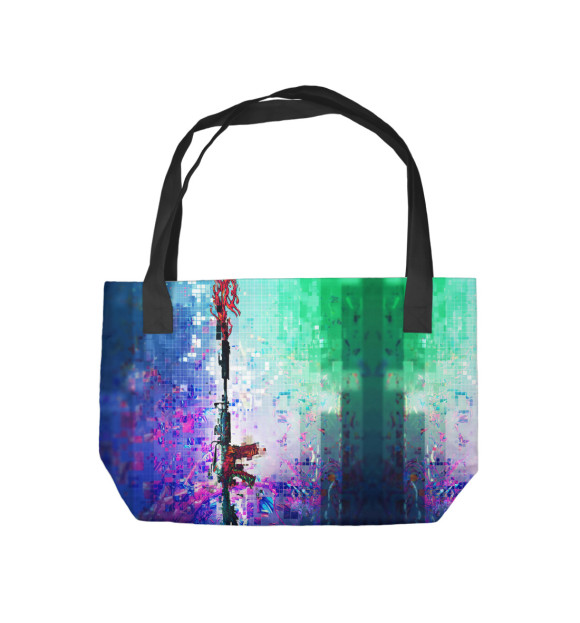 Пляжная сумка с изображением CS : GO цвета 