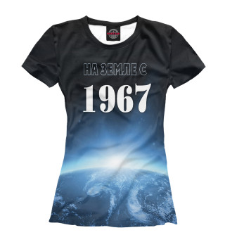 Женская футболка На Земле с 1967