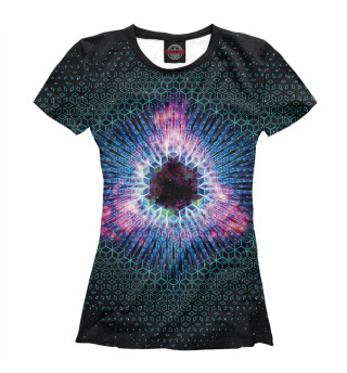 Женская футболка Галактический портал