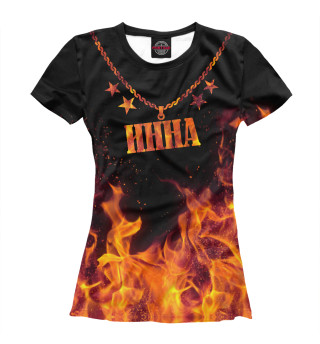 Женская футболка Инна